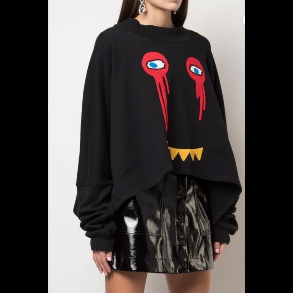 NWT Haculla Drippy Extended Crewneck Sweatshirt